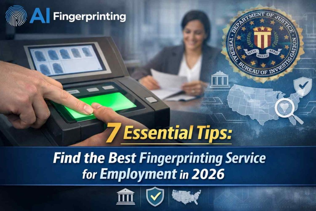 fingerprinting service for employment