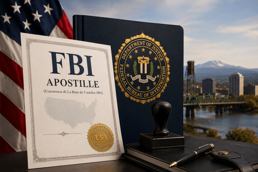 FBI apostille service Vancouver WA